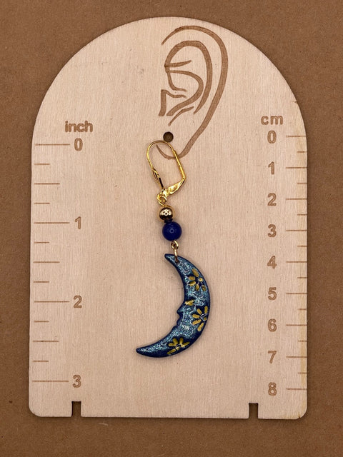 Sparkly Sun & Moon Earrings