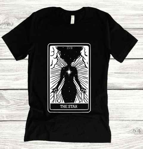 The Star Tarot: T-Shirt, Pullover, Hoodie, Tank or Long Sleeve