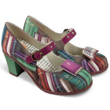 Chocolaticas® Mid Heels Tales &  Soles Women's Mary Jane Pump