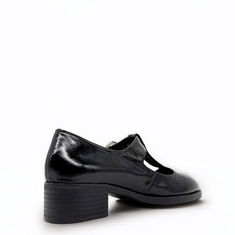 Trapper Leather Mary Janes