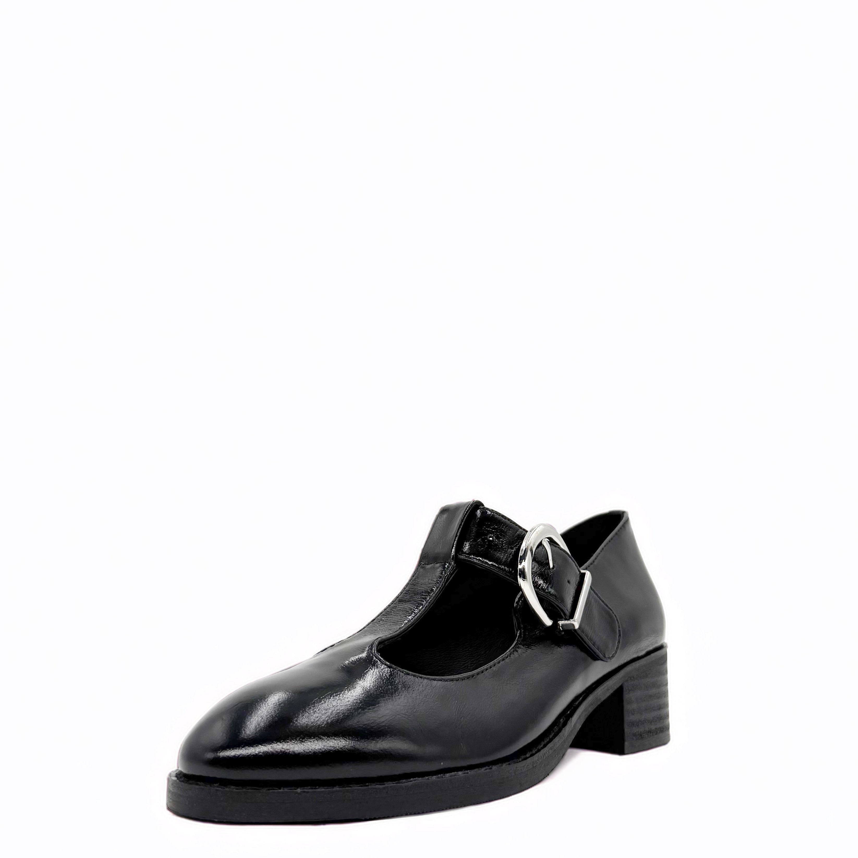 Trapper Leather Mary Janes