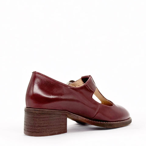 Trapper Leather Mary Janes