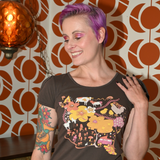 Whimsical Landscape & Animal Tee in Walnut