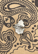 Sterling Silver Turquoise Teardrop Ring