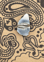 Sterling Silver Turquoise Feather Ring