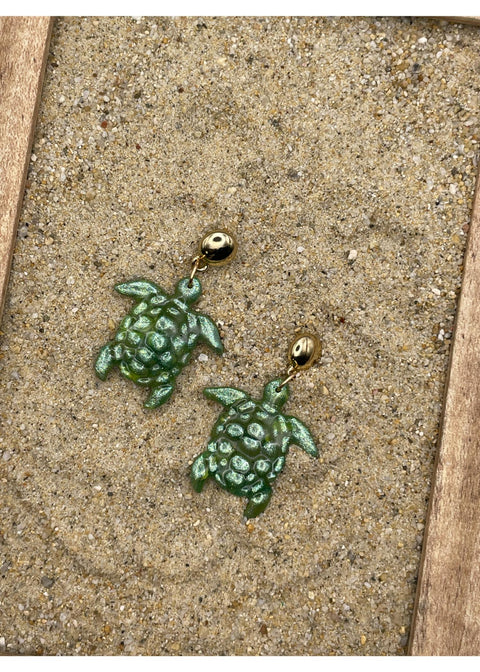 Cutie Turtle Shimmer Earrings