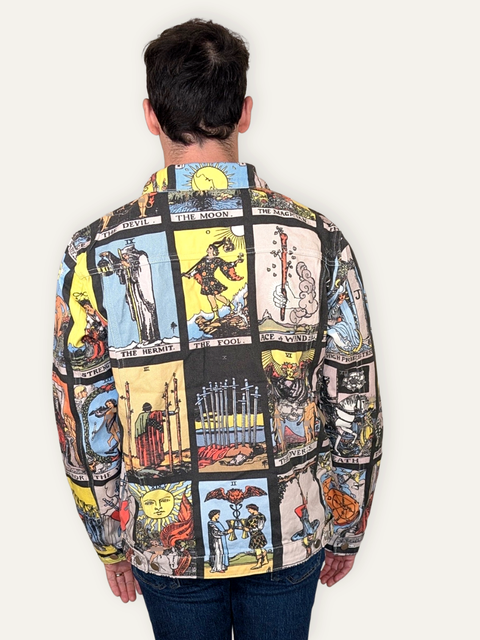 Unisex Tarot Card Denim Jacket