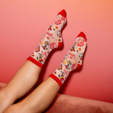 The Powerpuff Girls™ Blossom Shimmer Sheer Crew Sock