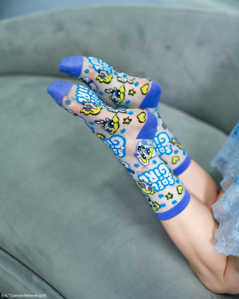 The Powerpuff Girls™ Bubbles Shimmer Sheer Crew Sock