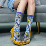 The Powerpuff Girls™ Bubbles Shimmer Sheer Crew Sock