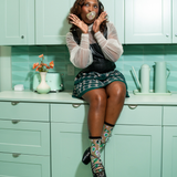 The Powerpuff Girls™ Buttercup Shimmer Sheer Crew Sock