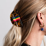 Tortoise Rainbow Hair Claw