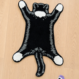 Tuxedo Cat Hunting Rug