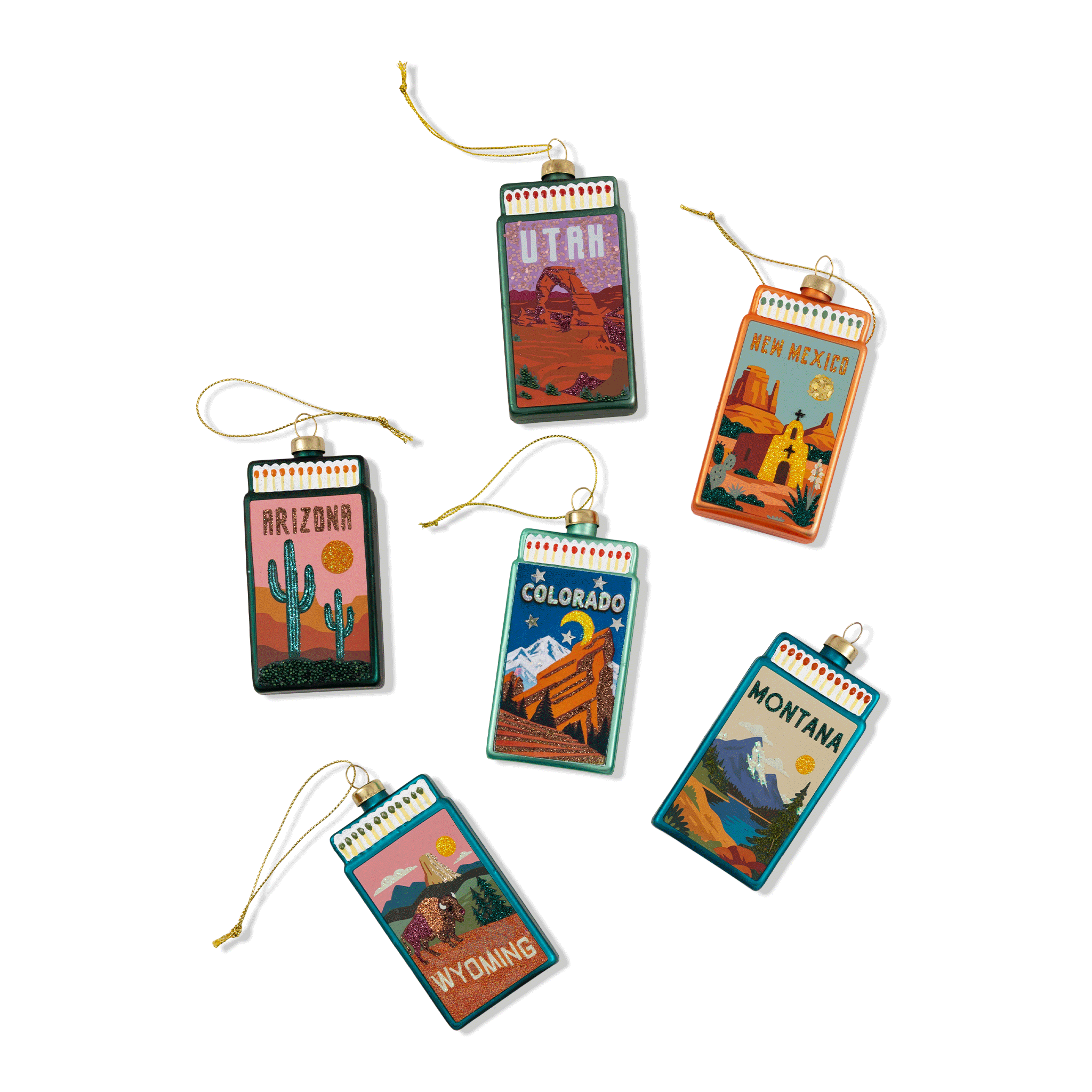 Matchbook Ornament - Montana