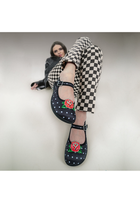 Chocolaticas® Rockabilly Women's Mary Jane Flat
