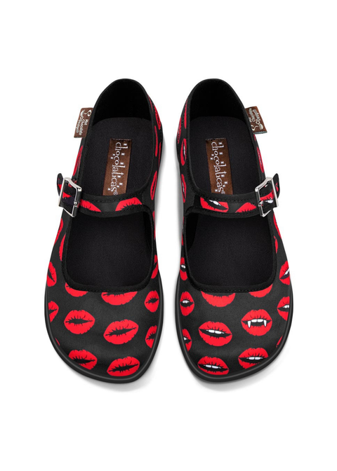 Chocolaticas® Kiss Me Women's Mary Jane Flat