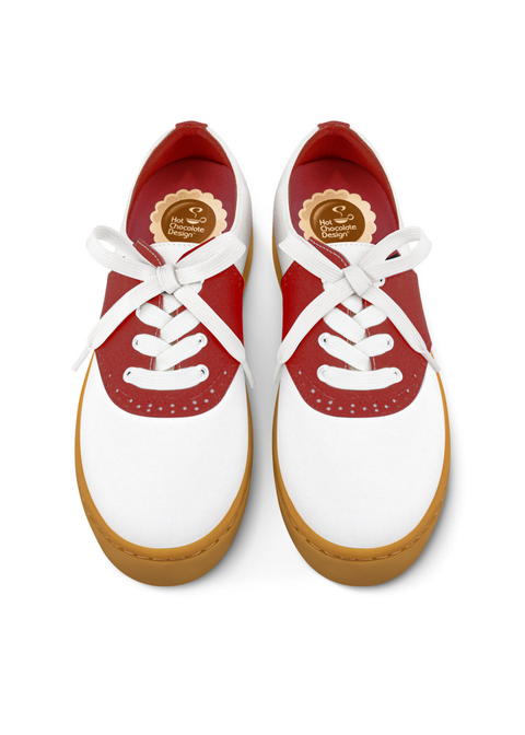 Saddle Red Casual Sneaker
