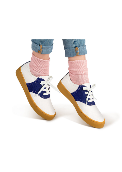 Saddle Blue Casual Sneaker