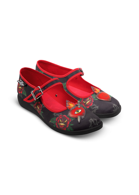Chocolaticas® Heart Women's Mary Jane Flat