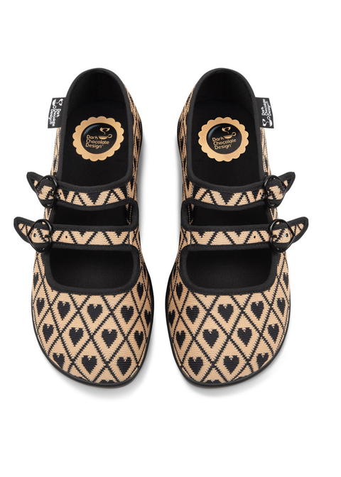 Chocolaticas® I Wove You 2 Women's Mary Jane Flat