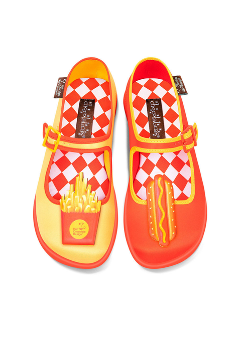 Chocolaticas® Hot Dog Women's Mary Jane Flat