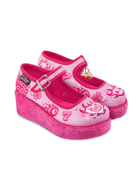Chocolaticas® Lady Luck Women's Mary Jane Platform