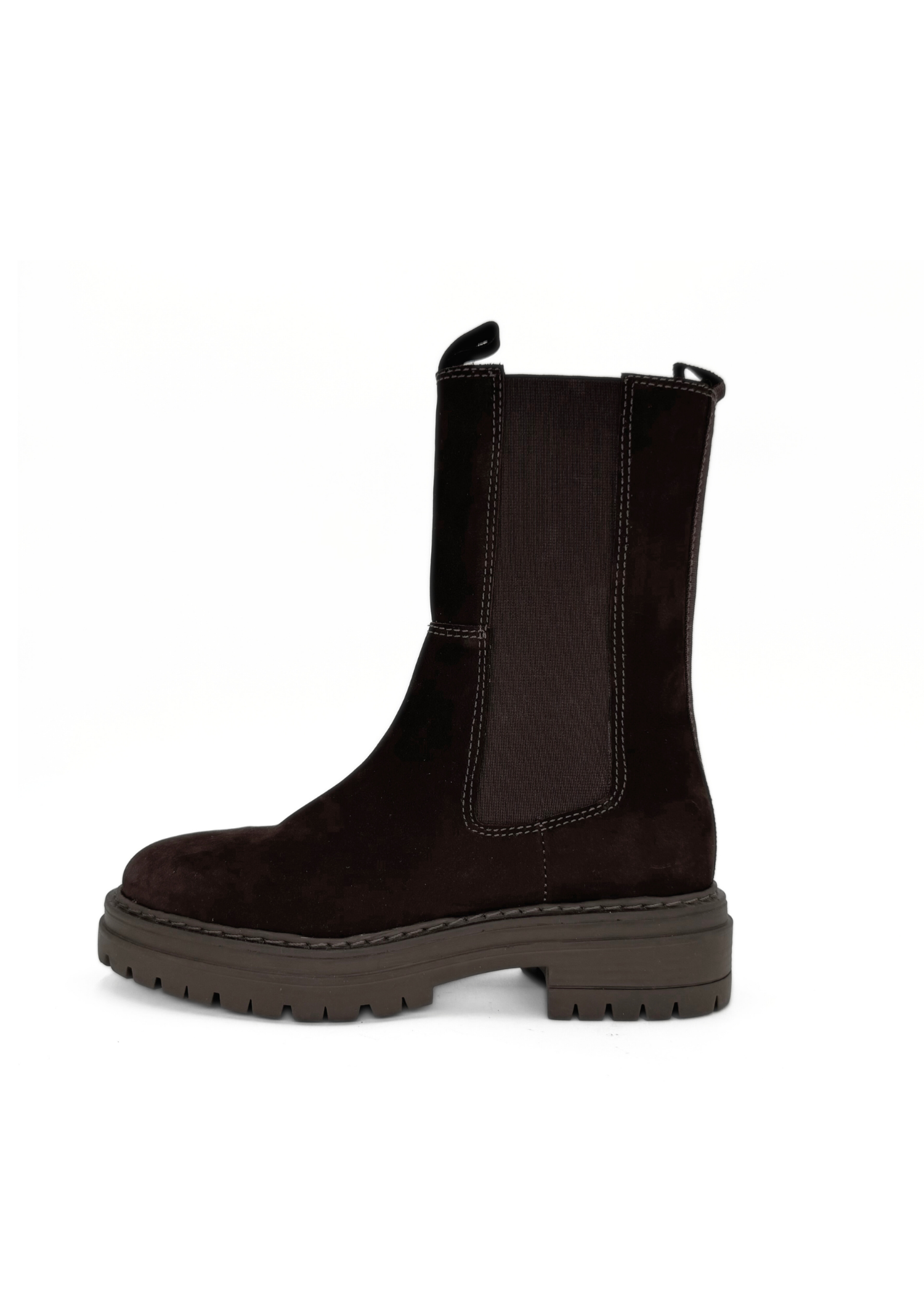 Sherry Nubuck Lugsole Booties