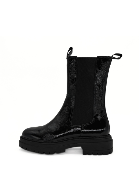 Sherry Patent Lugsole Booties