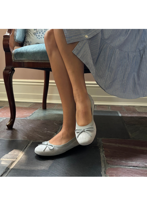 Jamie Suede Ballerina Flat