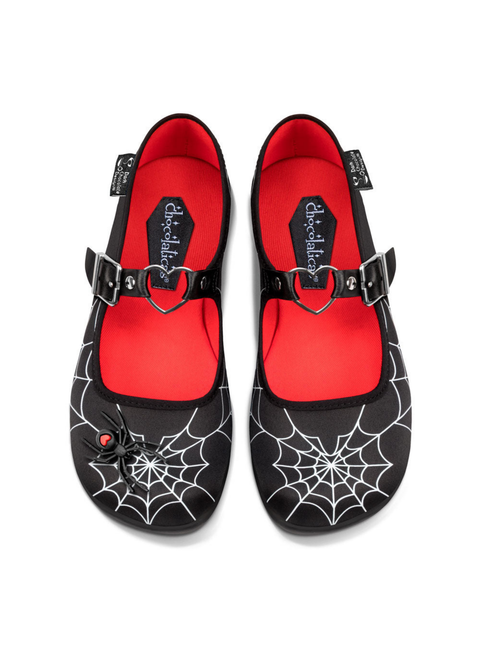 Chocolaticas® Widow Heart Women's Mary Jane Flat