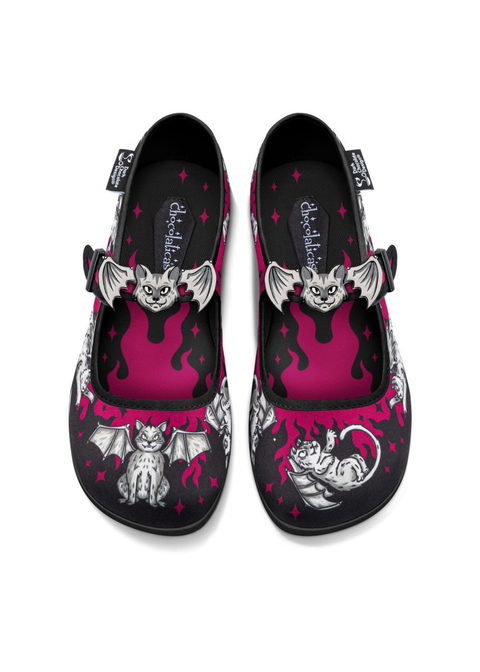 Chocolaticas® The Gargoyle Cats Women's Mary Jane Flat