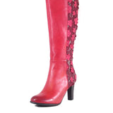 Geller Floral Lace Boots