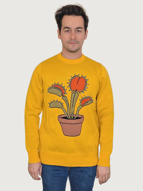 Unisex Venus Flytrap Sweater