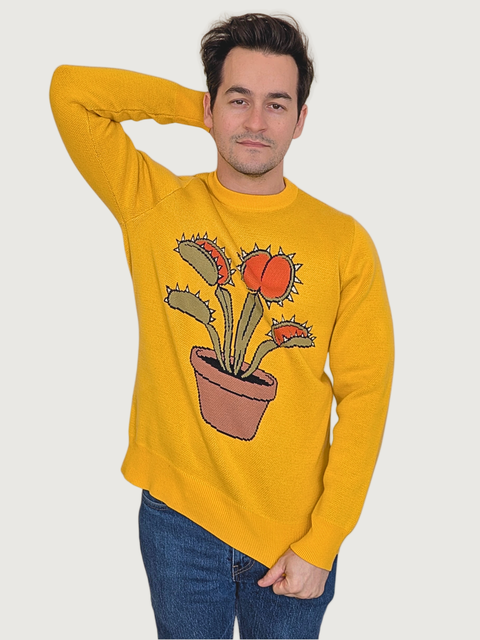 Unisex Venus Flytrap Sweater