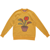 Unisex 100% Cotton Knit Sweater - Venus Flytrap