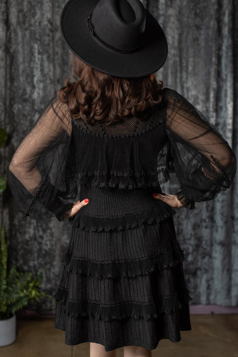 LOLA - 20s Inspired Beaded Sweater Dress