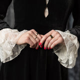 CORA - Velvet Mourning Midi Dress