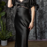JULIET - 30s Inspired Satin Slip Dress