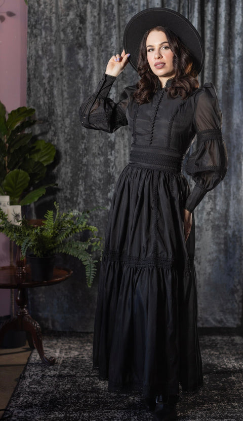 Morgana - Romantic Victorian Inspired Maxi Dress