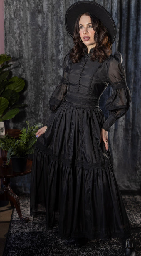 Morgana Romantic Victorian Inspired Maxi Dress XS Morgana Romantic Victorian Inspired Maxi Dress XS