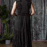 KALMA - 70s Inspired Dress with Ruffle Details