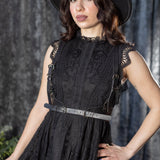 Arabella Gothic Lace Fit and Flare Dress