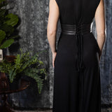 Baudelaire Jersey Jumpsuit - Ever Haunting Corset Waist