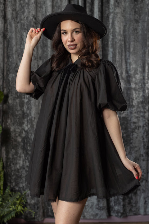 modcloth black dress Modcloth Dresses | Modcloth Black Sequin Star A Line Mini Dress Size 8 | Color: Black/White | Size: 8