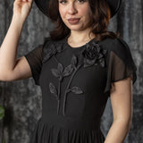 EDEN - 40s Inspired Dress with Floral Blooms