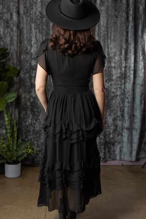 EDEN - 40s Inspired Dress with Floral Blooms