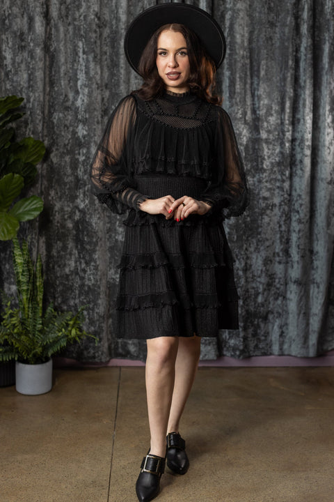 LOLA - 20s Inspired Beaded Sweater Dress