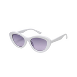 MILA White Cat Eye Sunglasses
