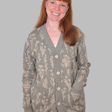 Unisex Wildflower Cardigan 100% Cotton