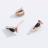 Woodpecker Stud Earrings